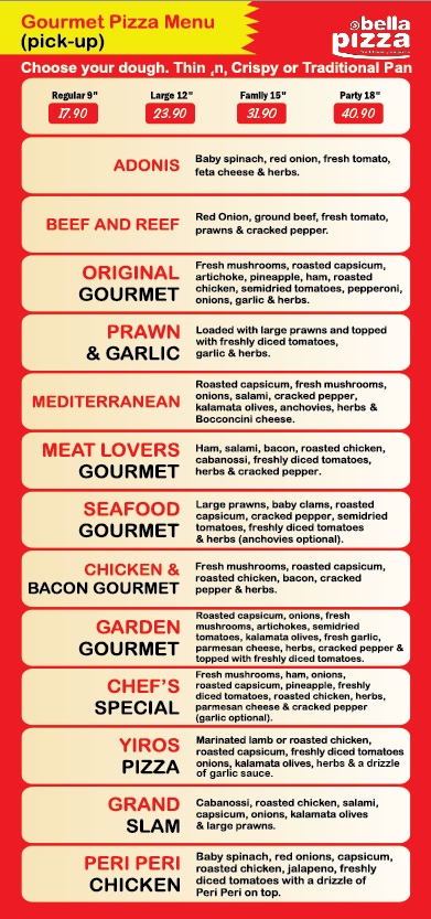 Menu Page 3